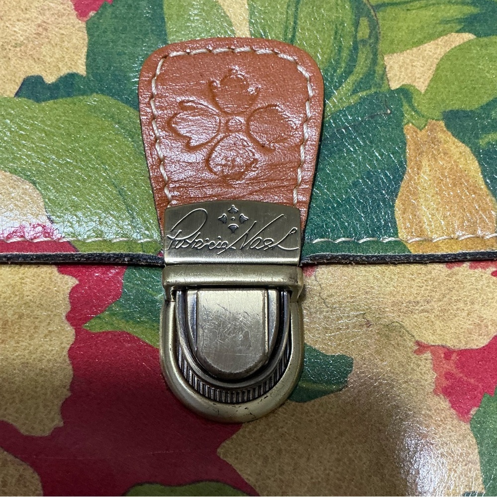 EUC Patricia Nash Leather Spring Lily Crossbody Bag - Picture 3 of 16